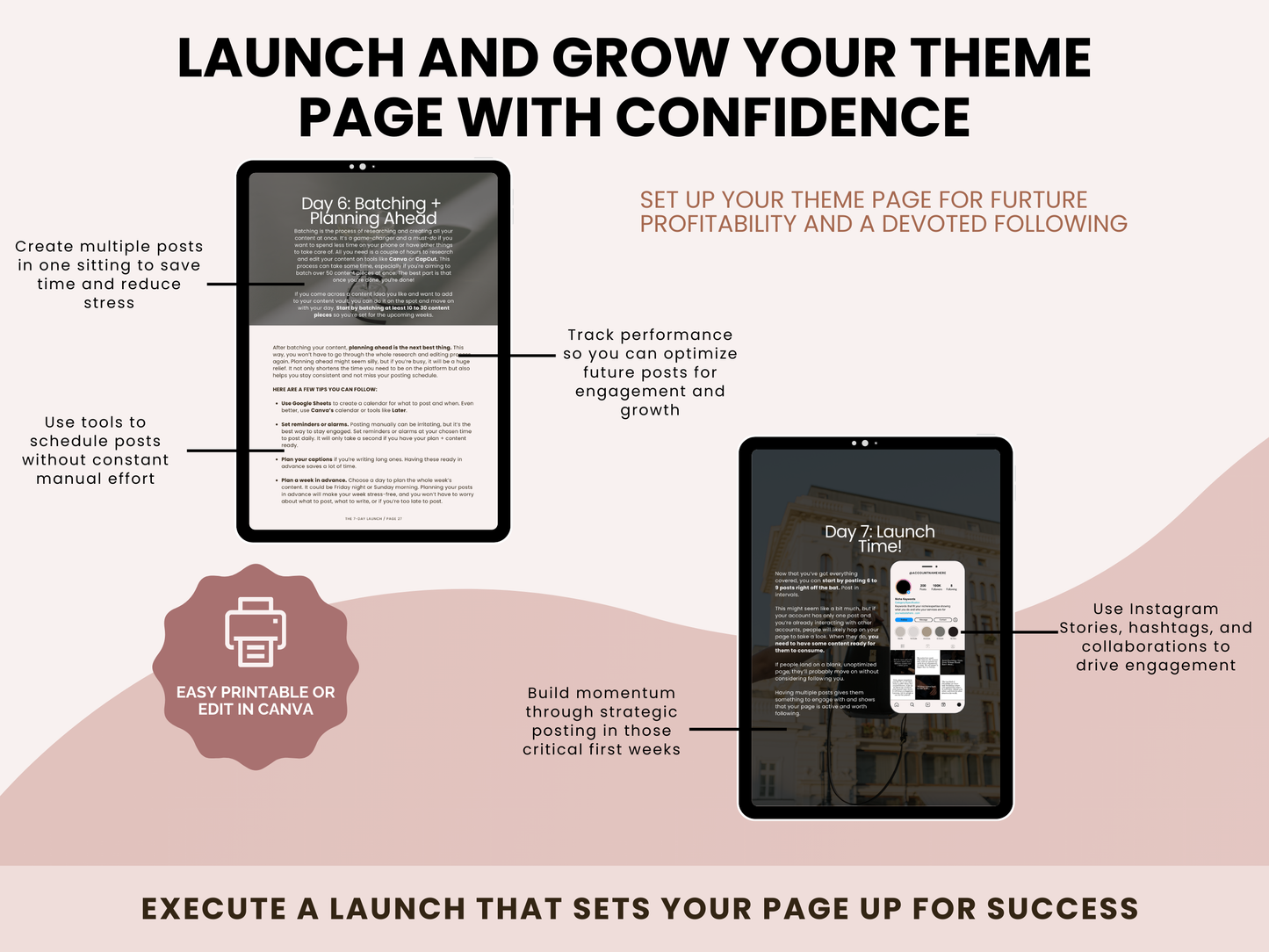 Launch Your Profitable Instagram Theme Page Guide