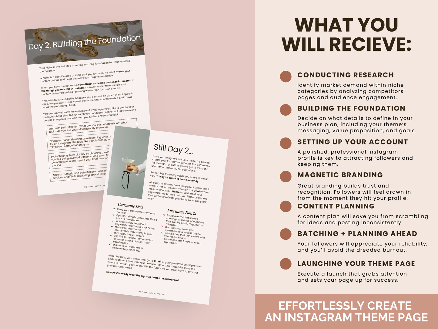 Launch Your Profitable Instagram Theme Page Guide