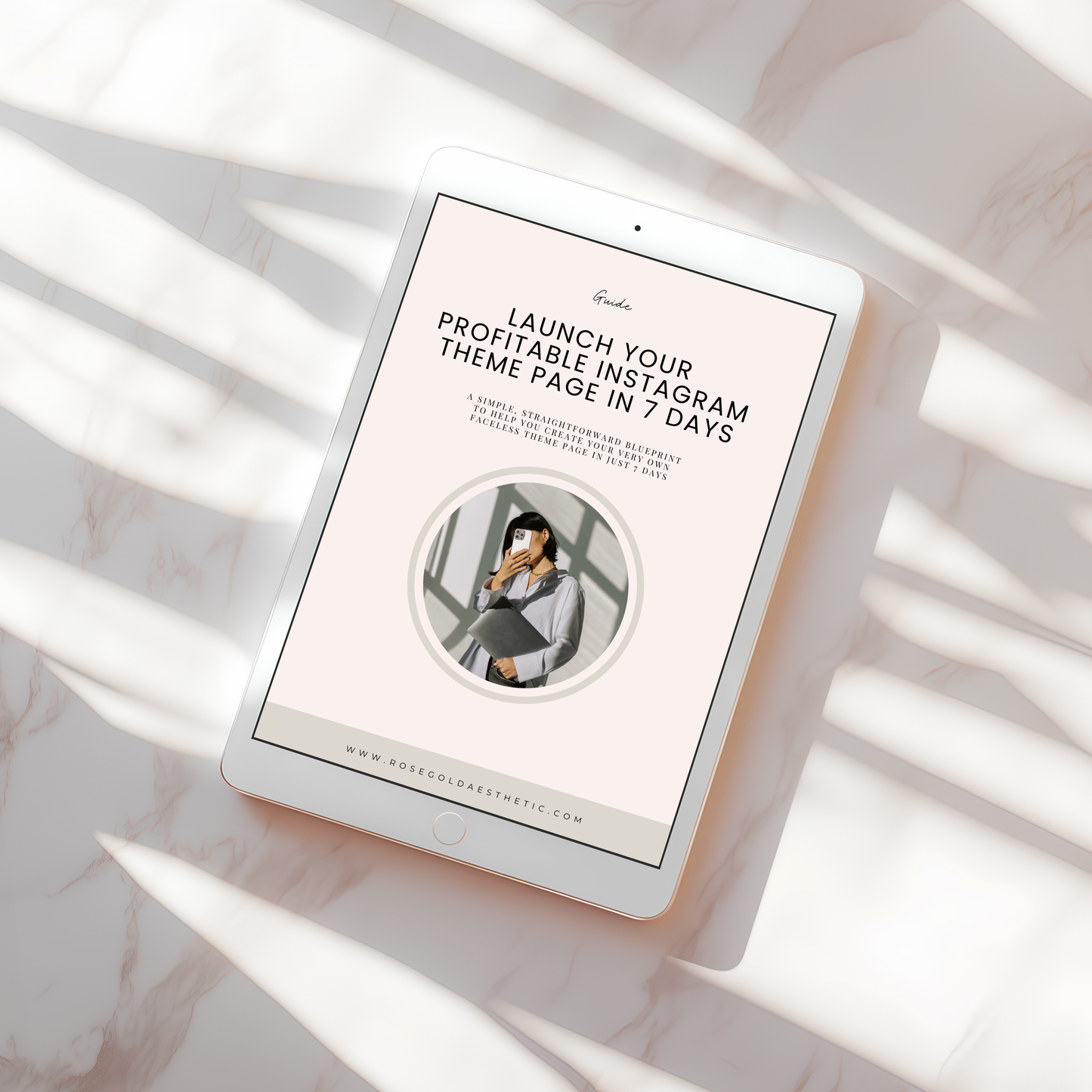 Launch Your Profitable Instagram Theme Page Guide