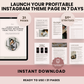 Launch Your Profitable Instagram Theme Page Guide